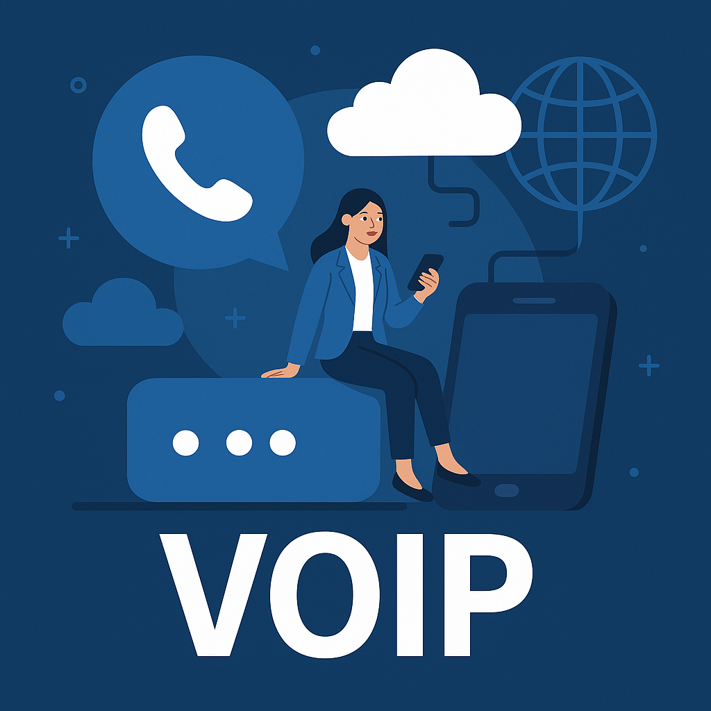 VoIP Technologie Infografik
