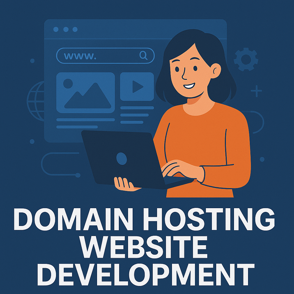 Web Developer Promoting Hosting Services
